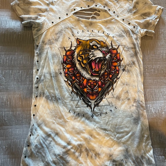 Women’s Affliction T-Shirt - Picture 1 of 2